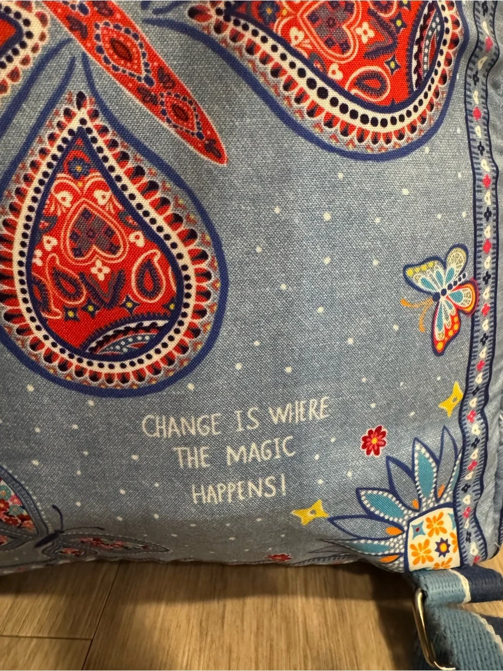 Brighton Bandana blue LOVE backpack
